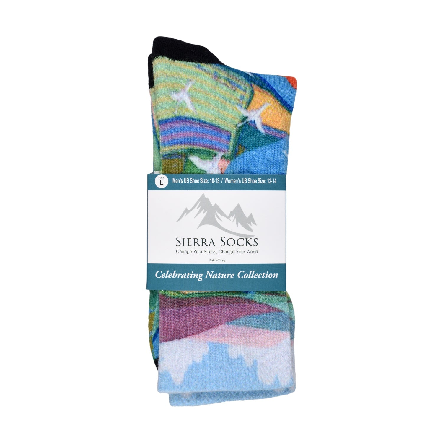 Men & Women's CoolMax Knee-High Socks, Nature Inspired Collection for Men & Women Eco-Friendly Knee High Socks - Wear Sierra