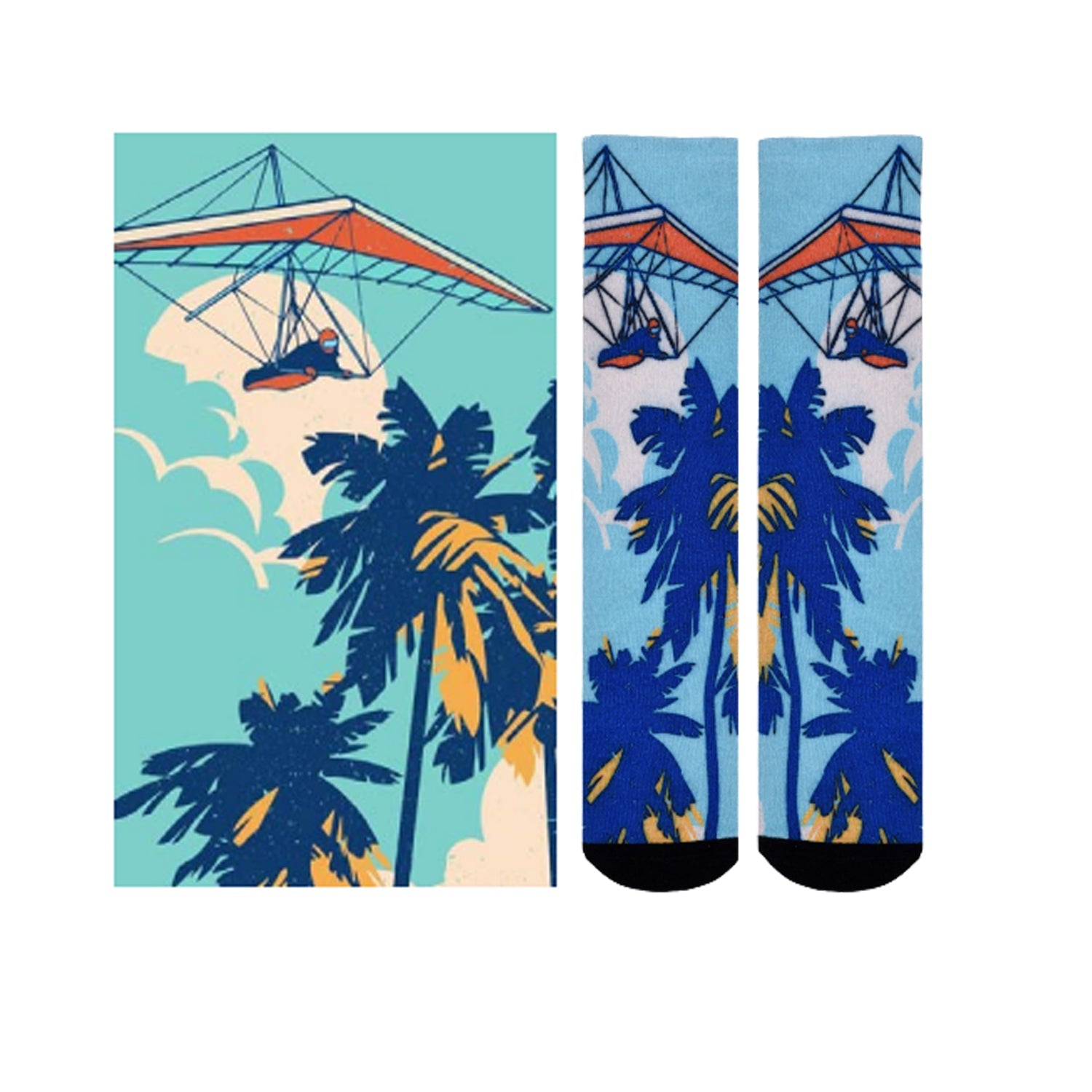 Men & Women's CoolMax Knee-High Socks, Nature Inspired Collection for Men & Women Eco-Friendly Knee High Socks - Wear Sierra