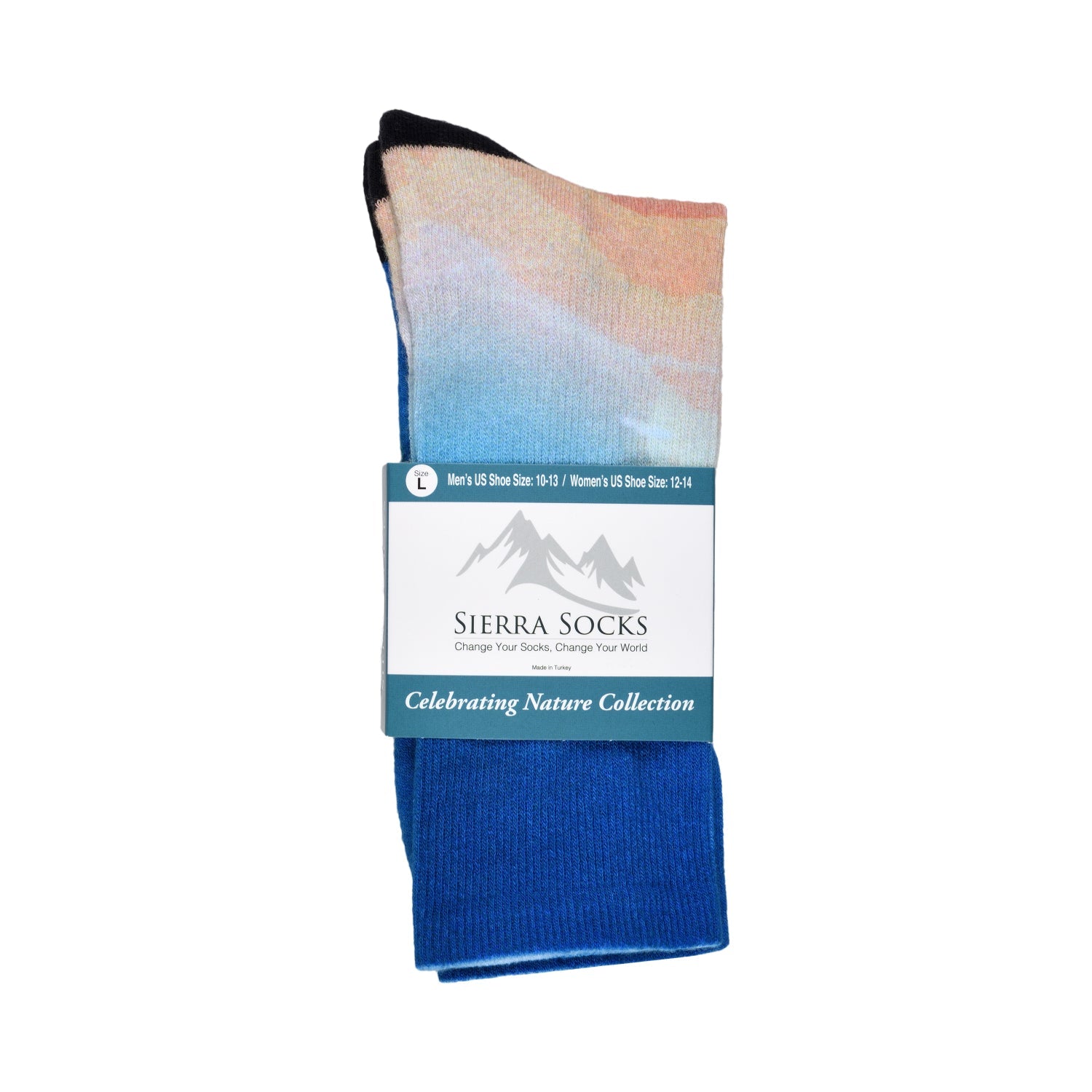 Men & Women's CoolMax Knee-High Socks, Nature Inspired Collection for Men & Women Eco-Friendly Knee High Socks - Wear Sierra