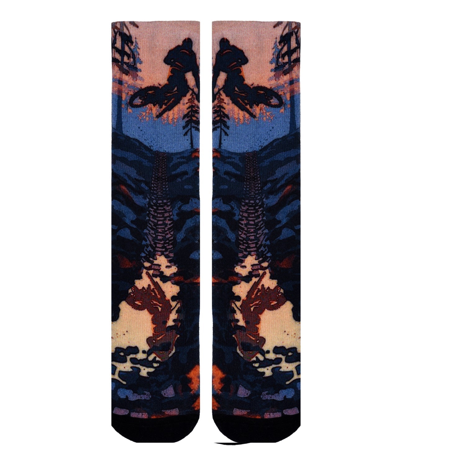 Men & Women's CoolMax Knee-High Socks, Nature Inspired Collection for Men & Women Eco-Friendly Knee High Socks - Wear Sierra