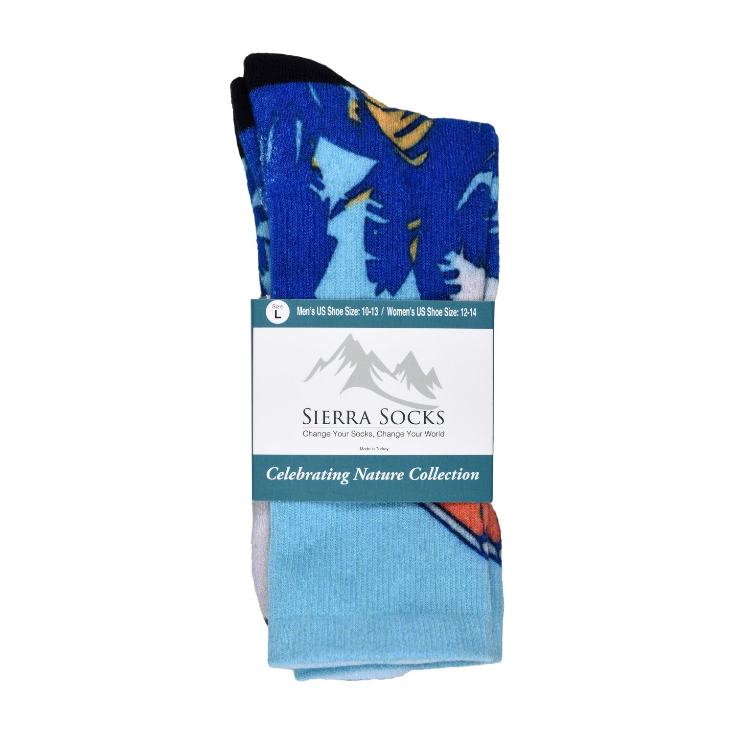 Men & Women's CoolMax Knee-High Socks, Nature Inspired Collection for Men & Women Eco-Friendly Knee High Socks - Wear Sierra