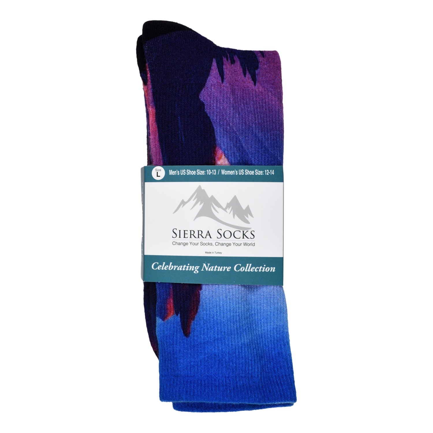 Men & Women's CoolMax Knee-High Socks, Nature Inspired Collection for Men & Women Eco-Friendly Knee High Socks - Wear Sierra