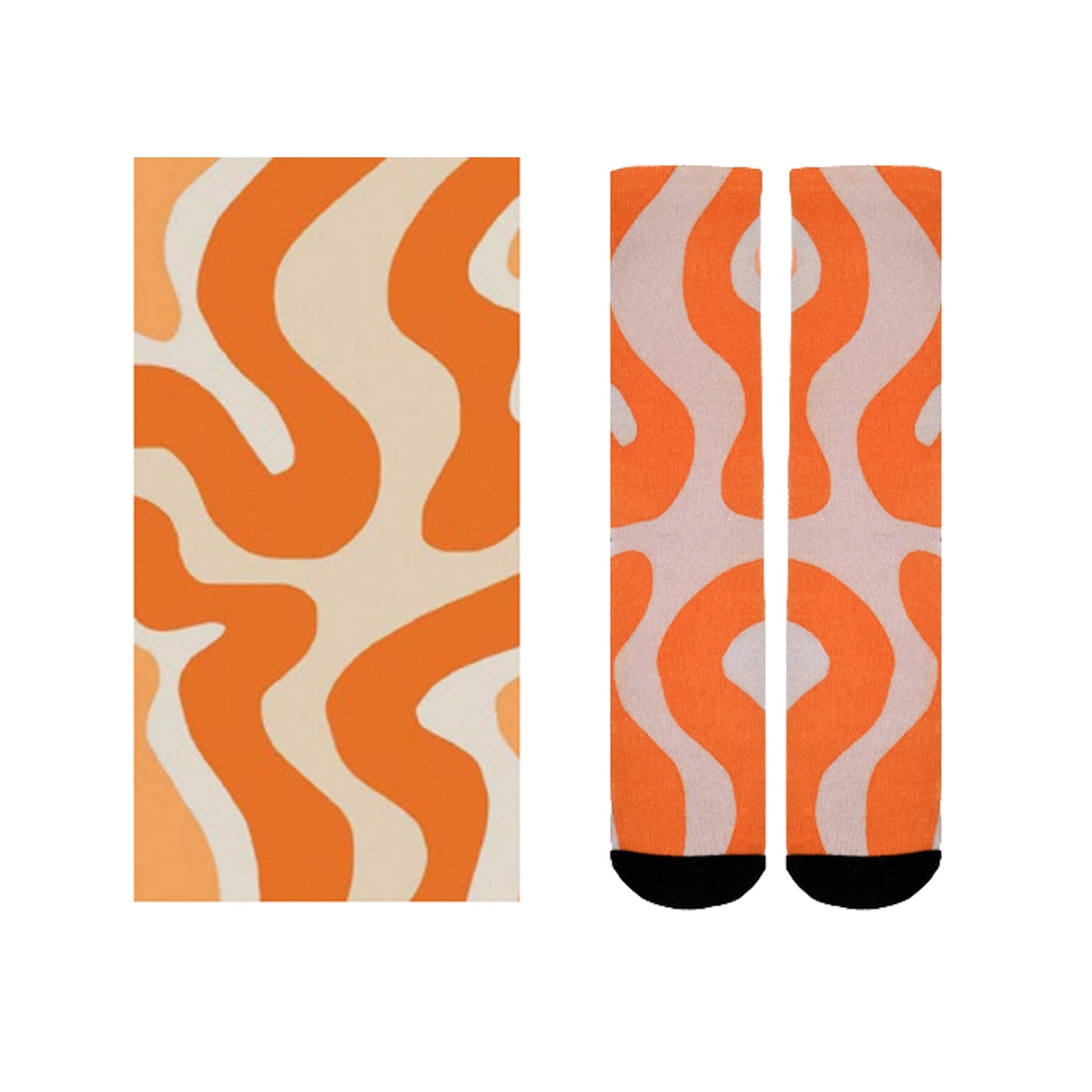Men & Women's CoolMax Knee-High Socks, Nature Inspired Collection for Men & Women Eco-Friendly Knee High Socks - Wear Sierra