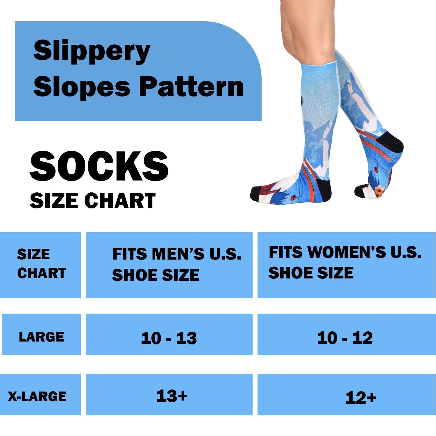 Men & Women's CoolMax Knee-High Socks, Nature Inspired Collection for Men & Women Eco-Friendly Knee High Socks - Wear Sierra