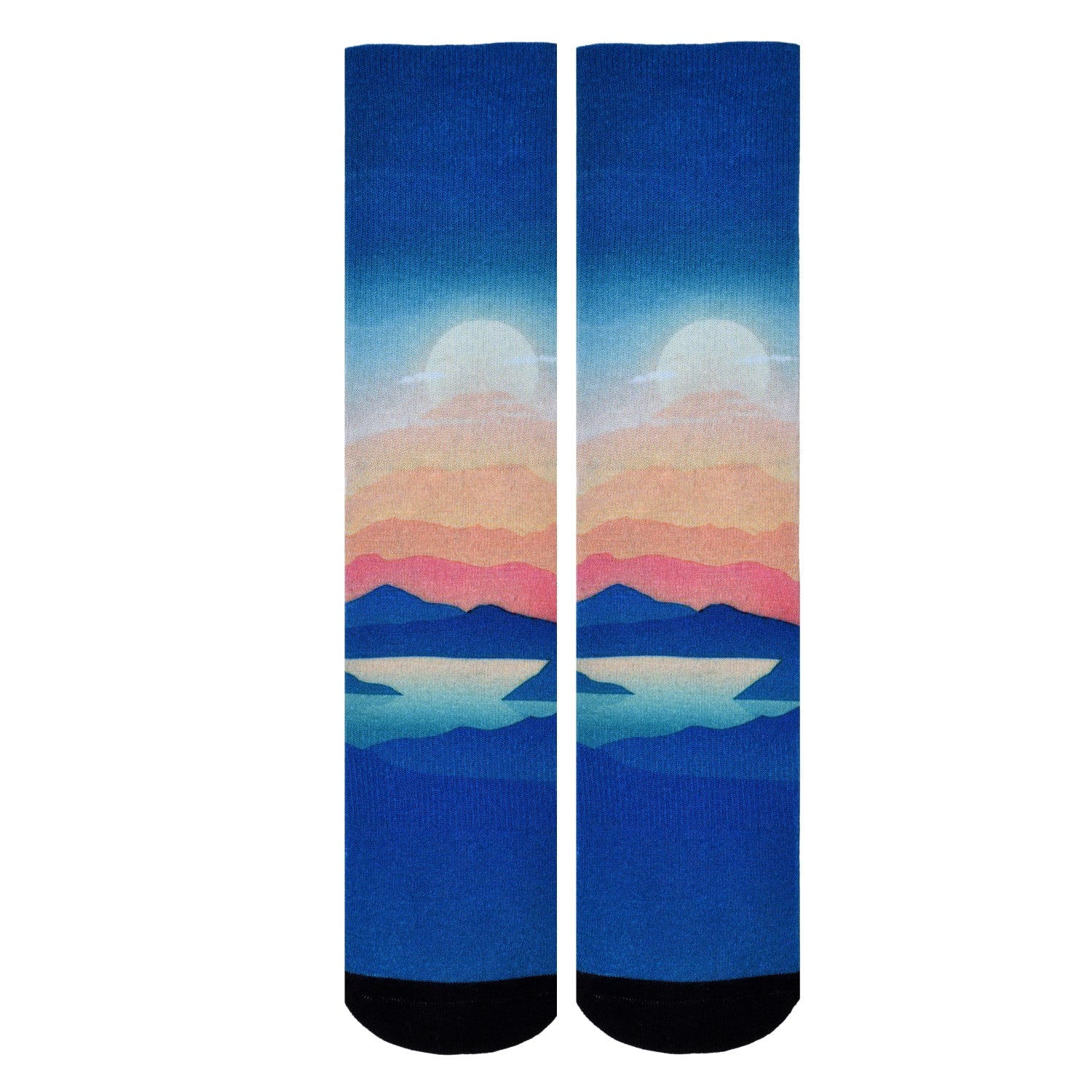 Men & Women's CoolMax Knee-High Socks, Nature Inspired Collection for Men & Women Eco-Friendly Knee High Socks - Wear Sierra