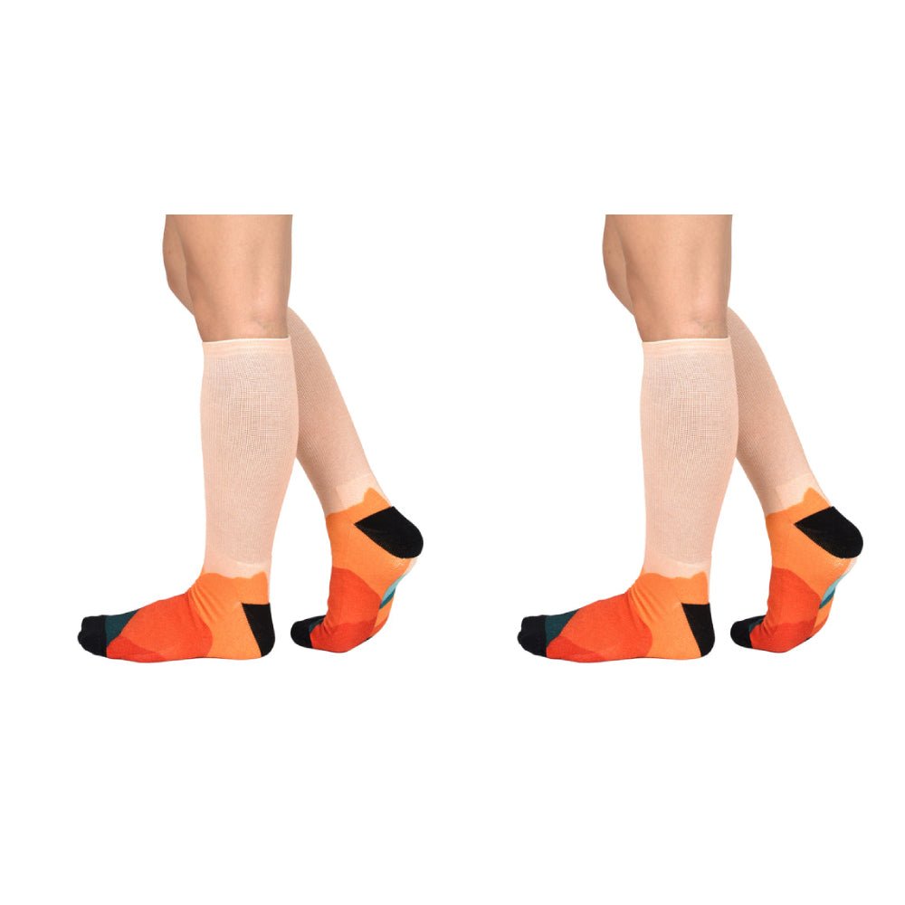 Men & Women's CoolMax Knee-High Socks, Nature Inspired Collection for Men & Women Eco-Friendly Knee High Socks - Wear Sierra