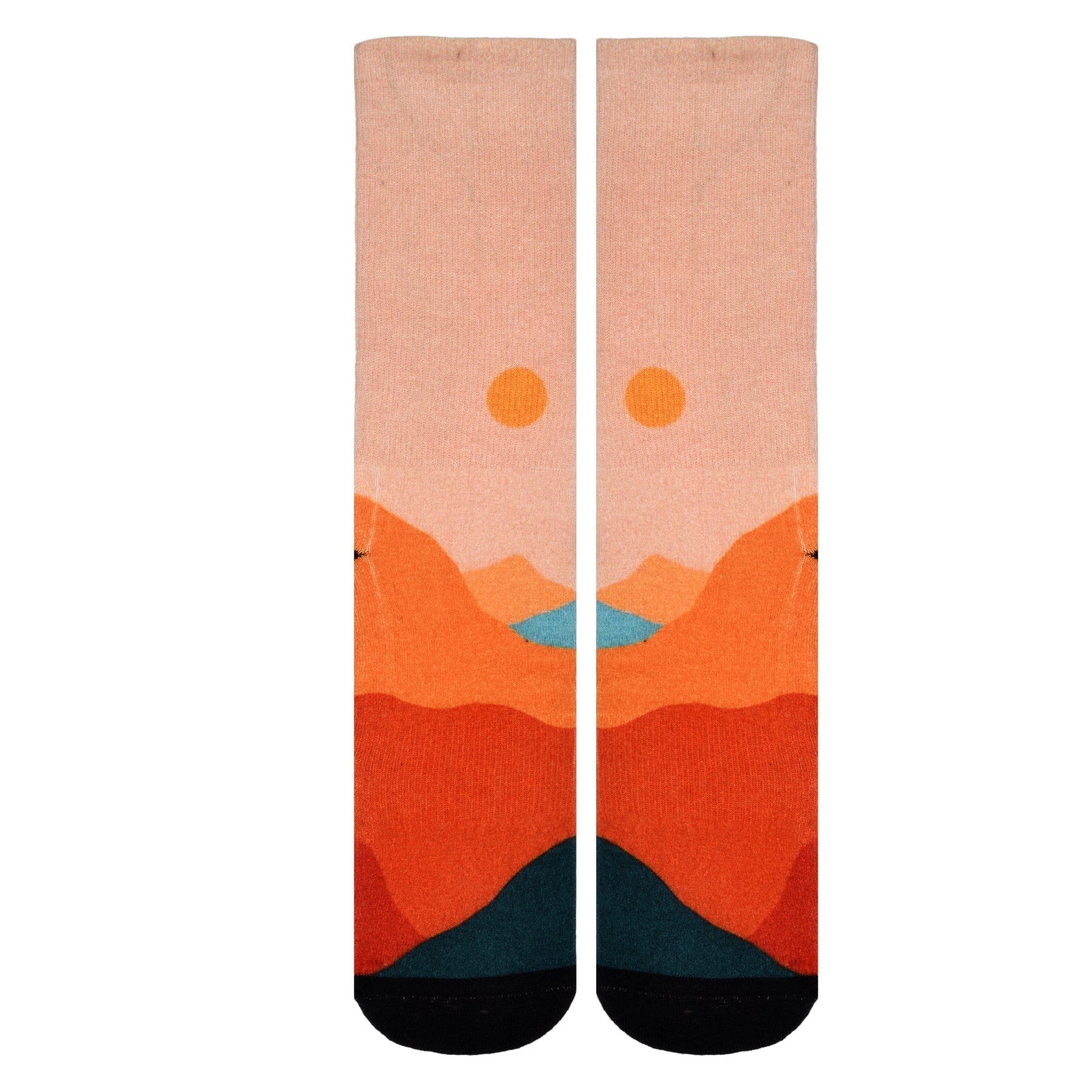 Men & Women's CoolMax Knee-High Socks, Nature Inspired Collection for Men & Women Eco-Friendly Knee High Socks - Wear Sierra