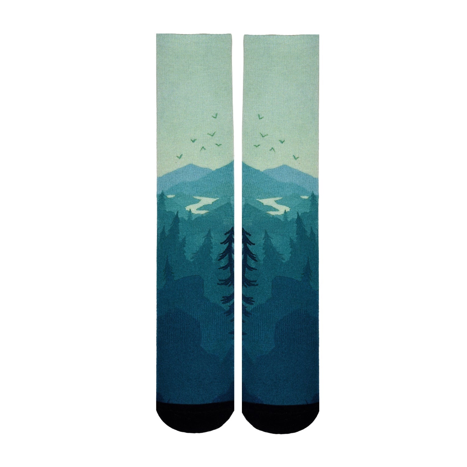 Men & Women's CoolMax Knee-High Socks, Nature Inspired Collection for Men & Women Eco-Friendly Knee High Socks - Wear Sierra