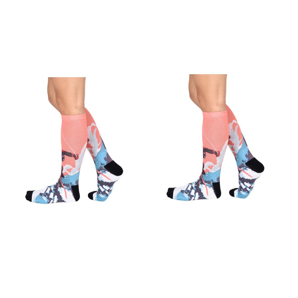 Men & Women's CoolMax Knee-High Socks, Nature Inspired Collection for Men & Women Eco-Friendly Knee High Socks - Wear Sierra