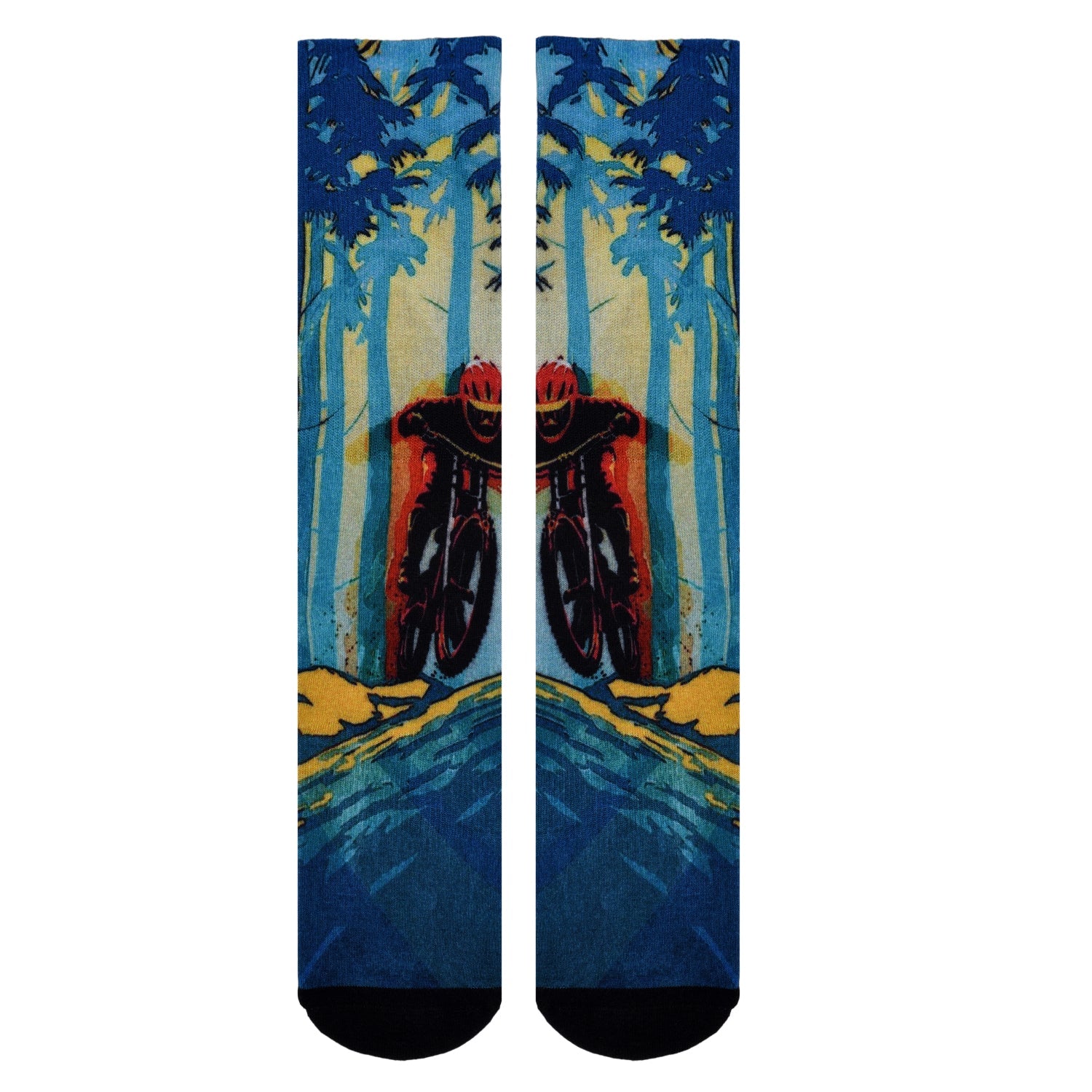 Men & Women's CoolMax Knee-High Socks, Nature Inspired Collection for Men & Women Eco-Friendly Knee High Socks - Wear Sierra