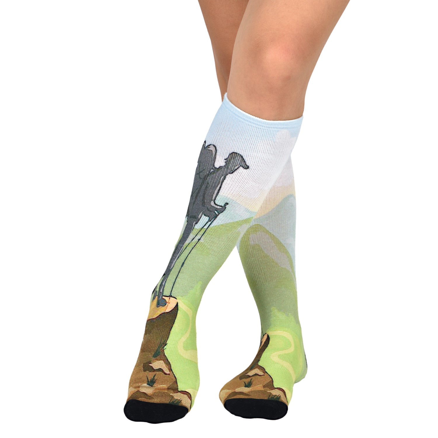 Men & Women's CoolMax Knee-High Socks, Nature Inspired Collection for Men & Women Eco-Friendly Knee High Socks - Wear Sierra