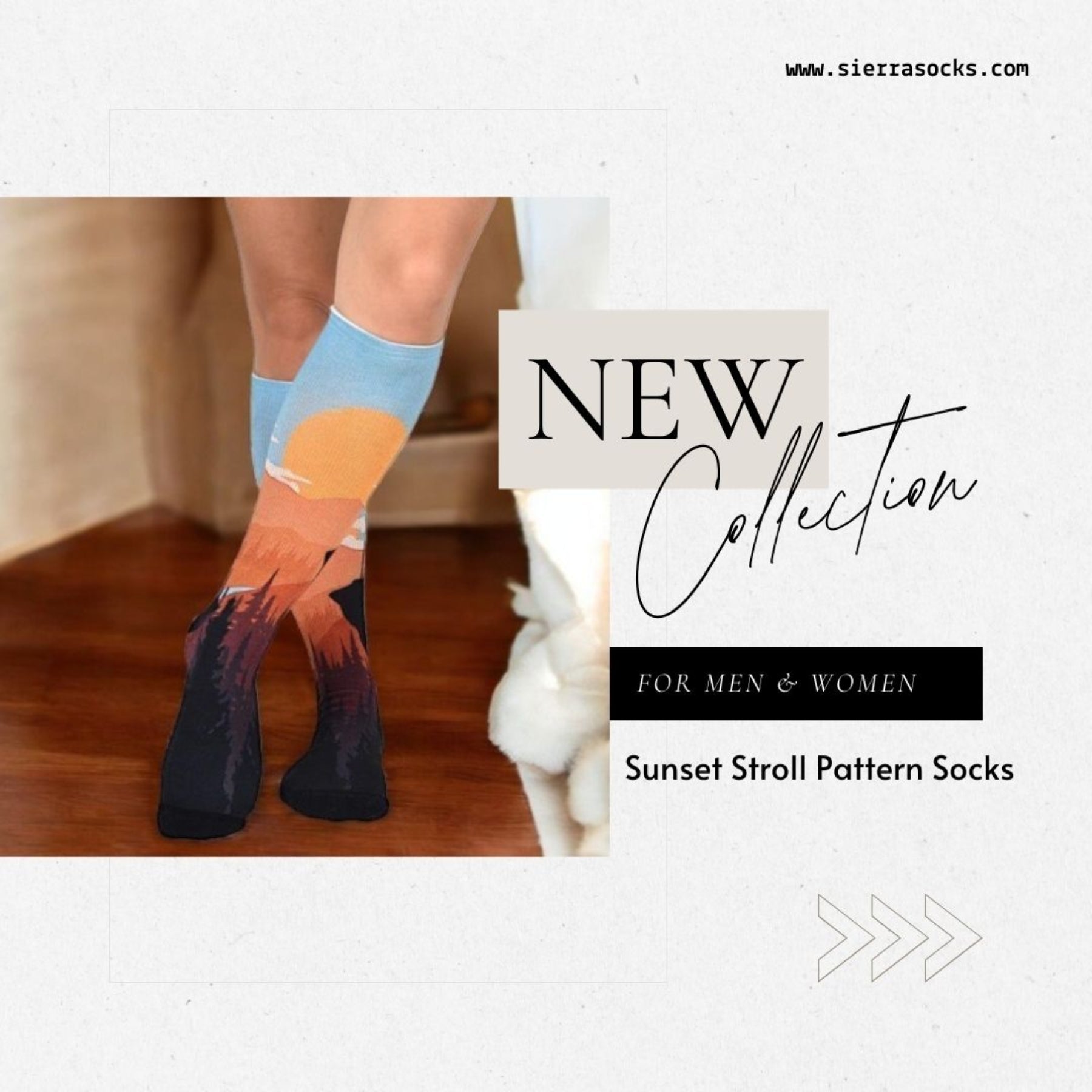Men & Women's CoolMax Knee-High Socks, Nature Inspired Collection for Men & Women Eco-Friendly Knee High Socks - Wear Sierra