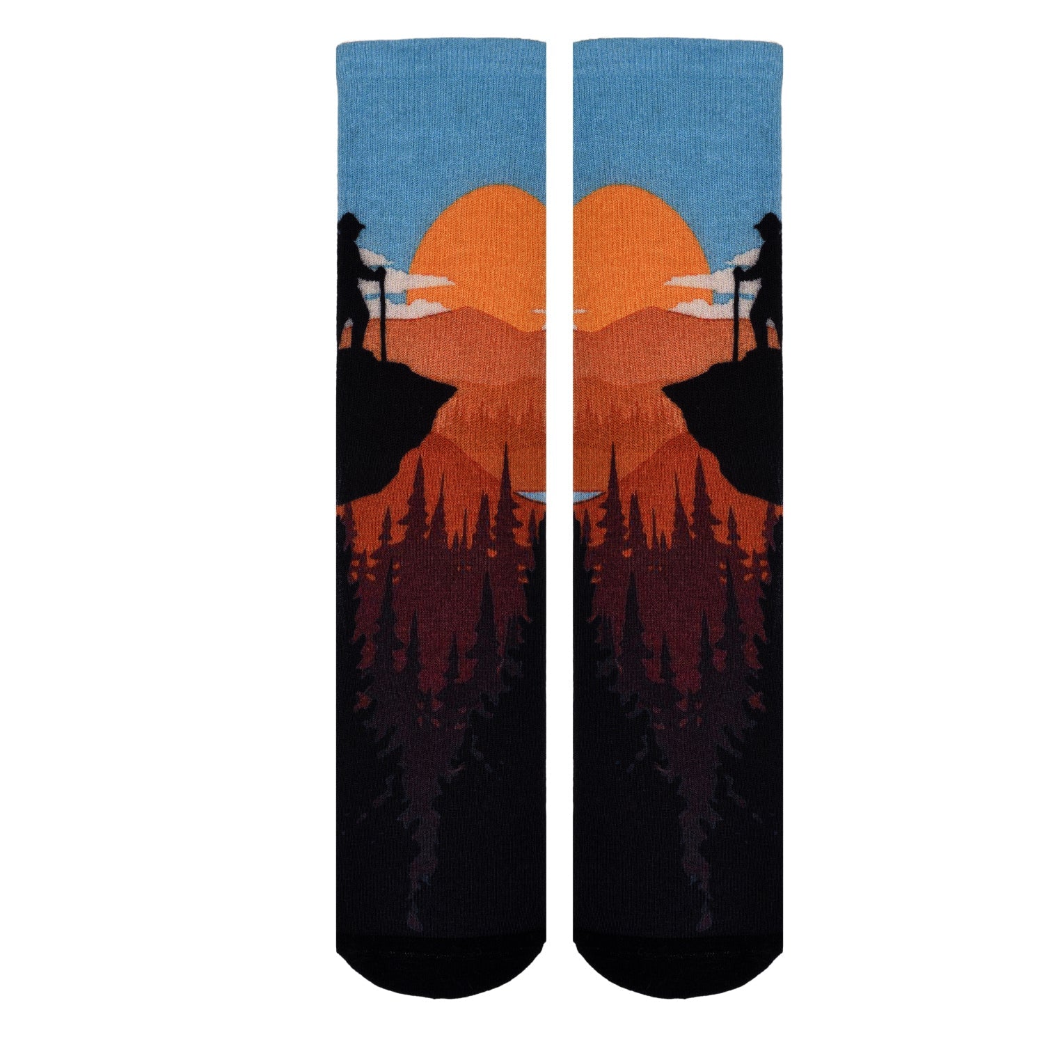 Men & Women's CoolMax Knee-High Socks, Nature Inspired Collection for Men & Women Eco-Friendly Knee High Socks - Wear Sierra