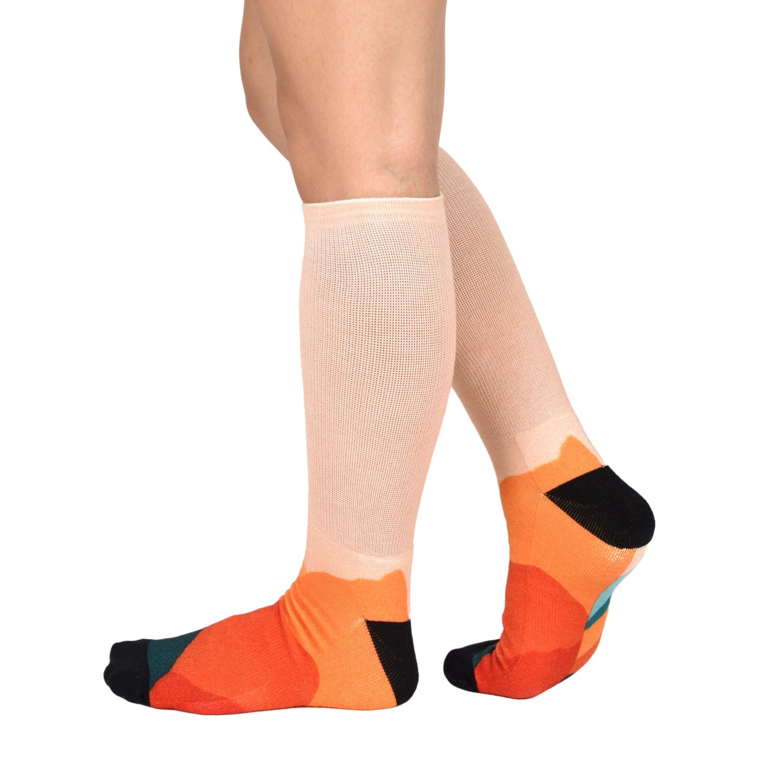 Men & Women's CoolMax Knee-High Socks, Nature Inspired Collection for Men & Women Eco-Friendly Knee High Socks - Wear Sierra