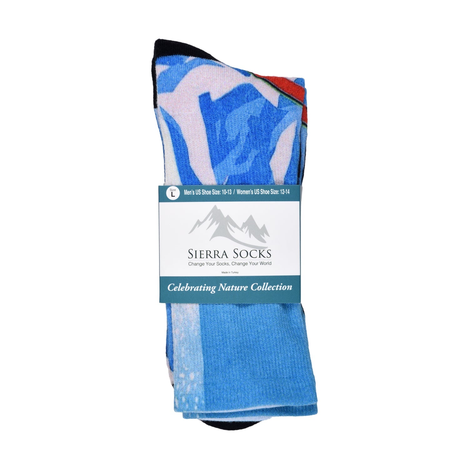 Men & Women's CoolMax Knee-High Socks, Nature Inspired Collection for Men & Women Eco-Friendly Knee High Socks - Wear Sierra