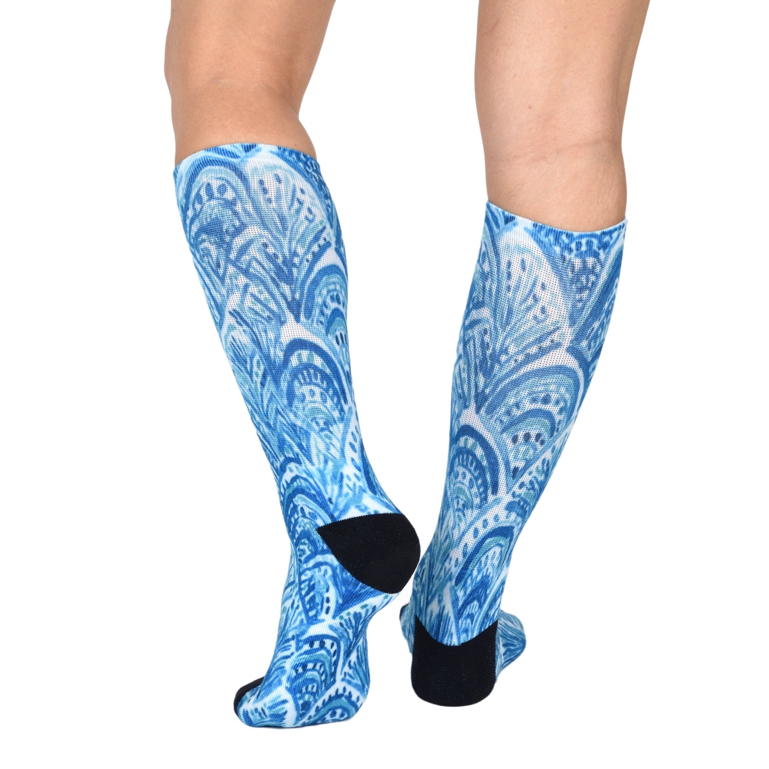 Men & Women's CoolMax Knee-High Socks, Nature Inspired Collection for Men & Women Eco-Friendly Knee High Socks - Wear Sierra