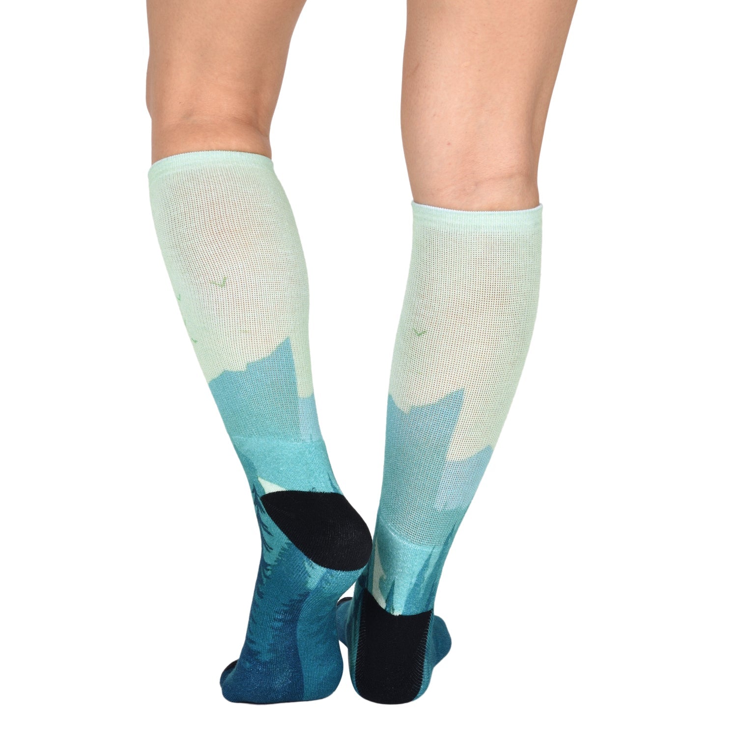 Men & Women's CoolMax Knee-High Socks, Nature Inspired Collection for Men & Women Eco-Friendly Knee High Socks - Wear Sierra