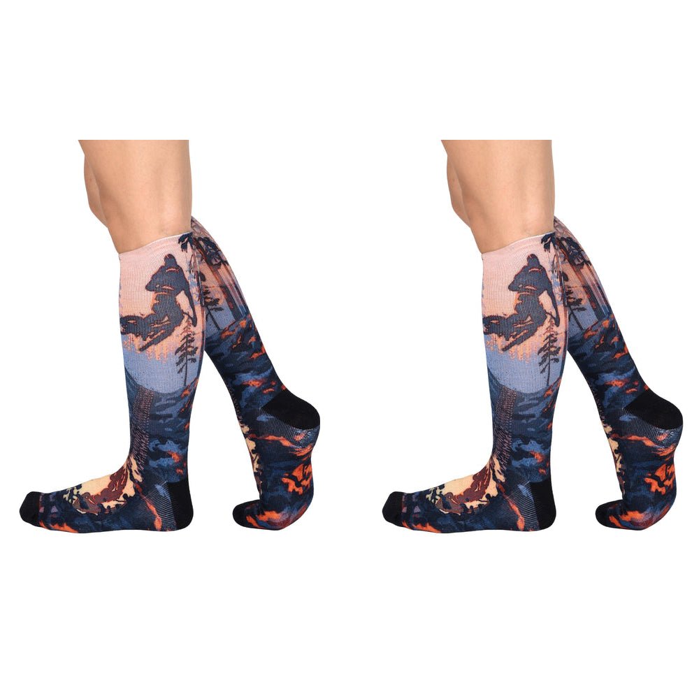 Men & Women's CoolMax Knee-High Socks, Nature Inspired Collection for Men & Women Eco-Friendly Knee High Socks - Wear Sierra
