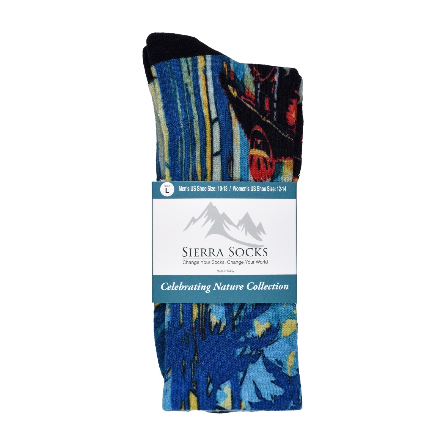 Men & Women's CoolMax Knee-High Socks, Nature Inspired Collection for Men & Women Eco-Friendly Knee High Socks - Wear Sierra