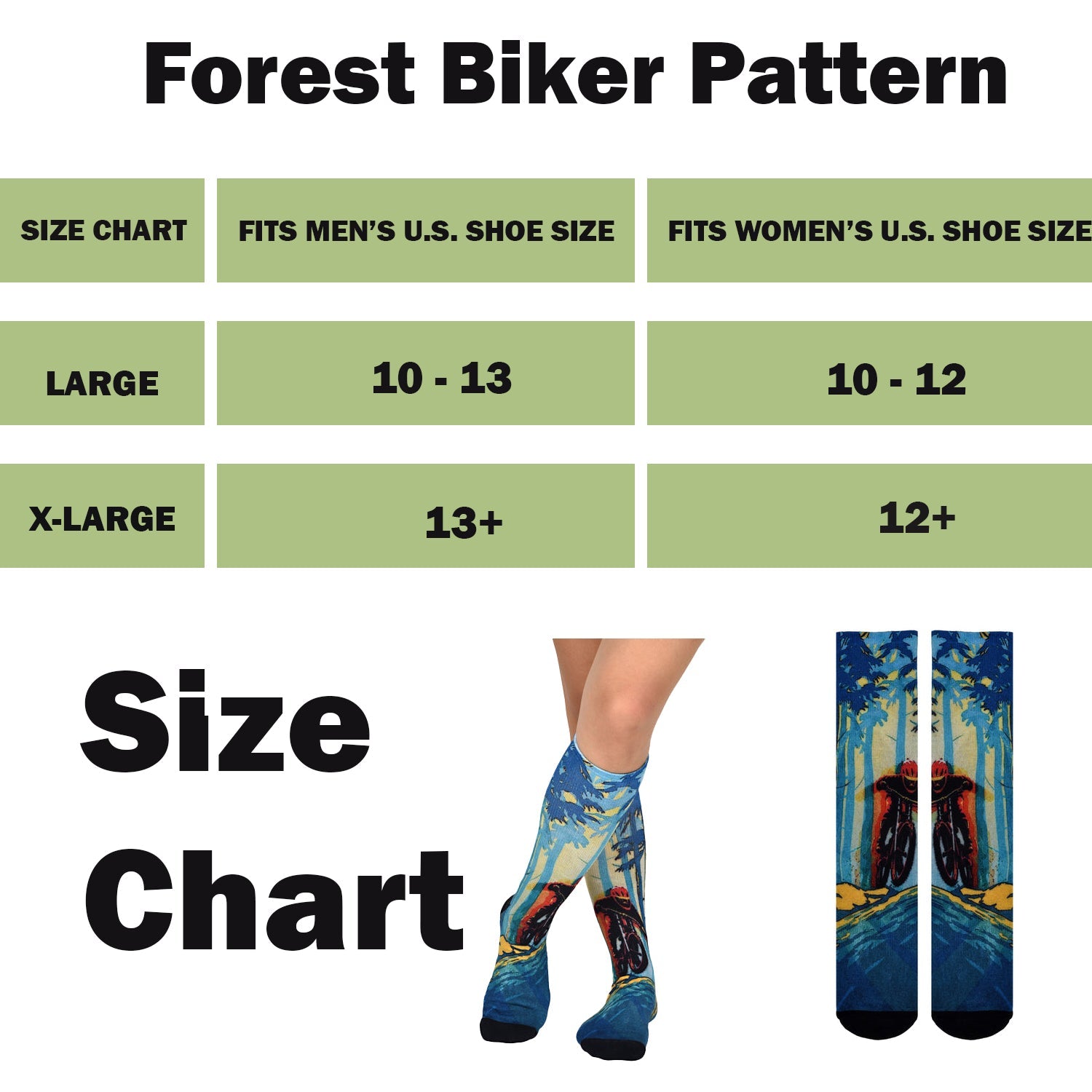 Men & Women's CoolMax Knee-High Socks, Nature Inspired Collection for Men & Women Eco-Friendly Knee High Socks - Wear Sierra