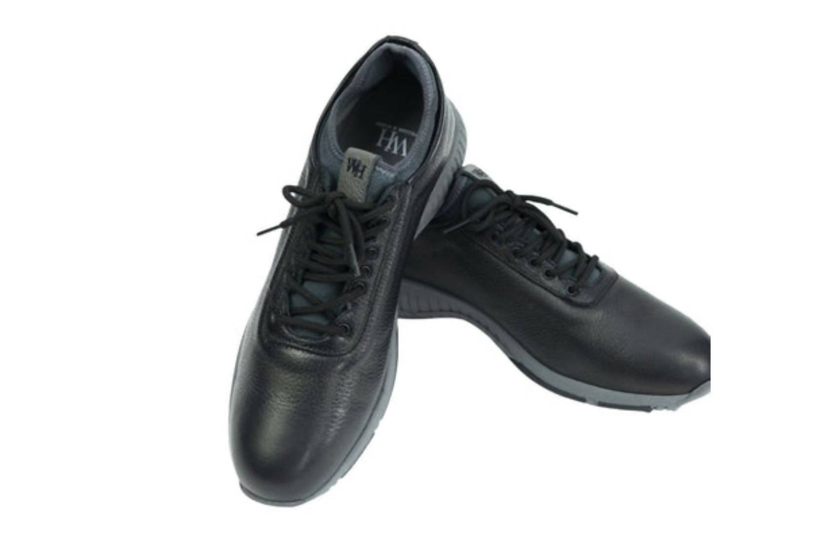 Men's Ace Deerskin Golf Shoes - in All Black - Wear Sierra