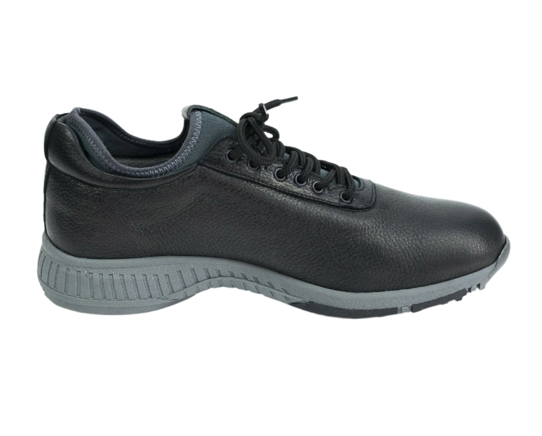 Men's Ace Deerskin Golf Shoes - in All Black - Wear Sierra