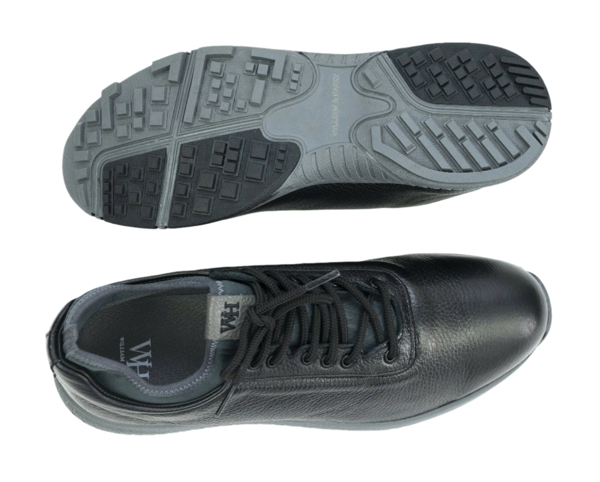 Men's Ace Deerskin Golf Shoes - in All Black - Wear Sierra