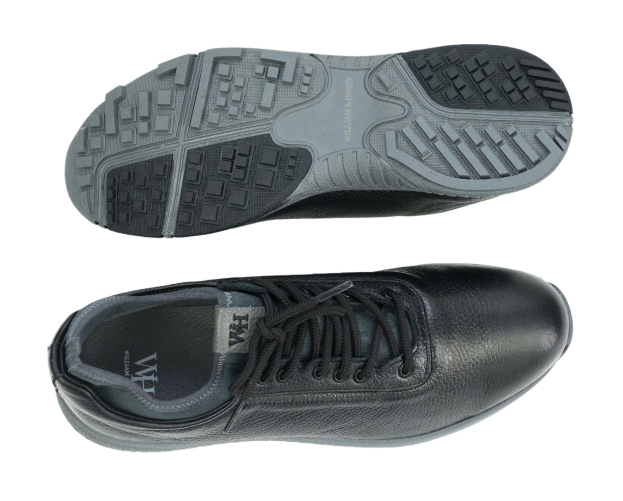 Men's Ace Deerskin Golf Shoes - in All Black - Wear Sierra