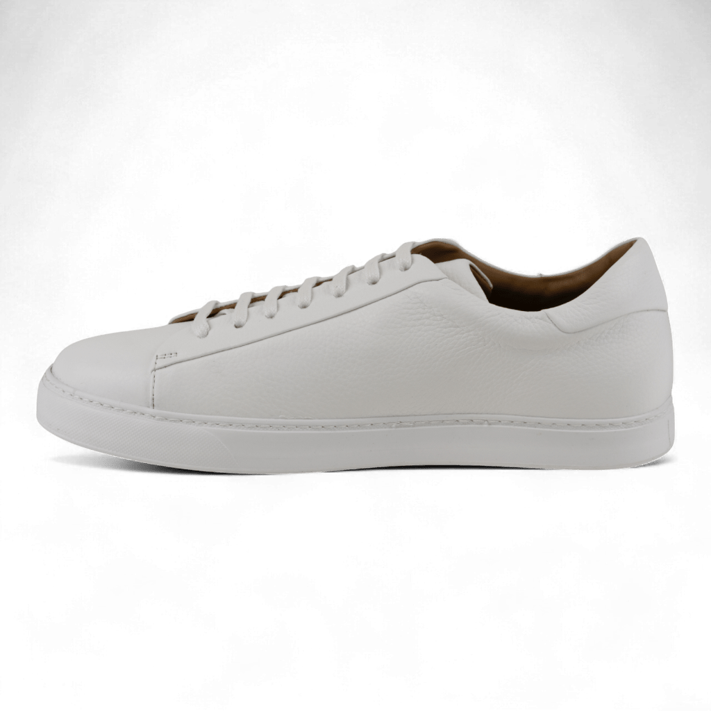 Men's All Leather Sneakers - Great for Fridays at the Office, Casual Days at Home (Descartes Style) - Wear Sierra