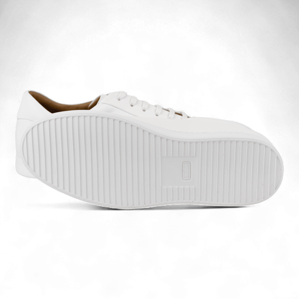 Men's All Leather Sneakers - Great for Fridays at the Office, Casual Days at Home (Descartes Style) - Wear Sierra