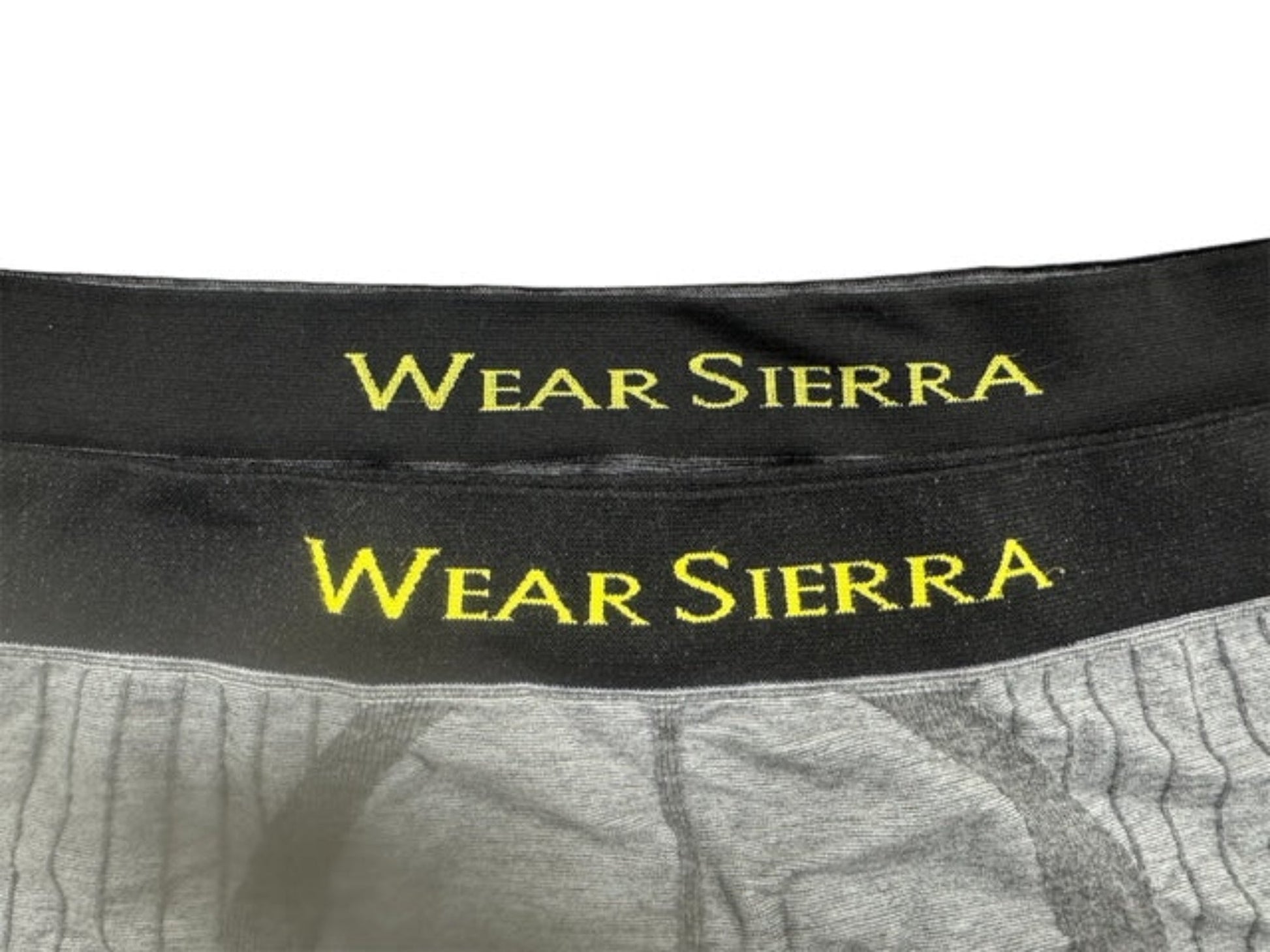 Men's Boxers, Cotton & Charcoal Infused Low Rise Trunk Underwear (2 Pack includes 1 Gray, 1 Charcoal) - Wear Sierra