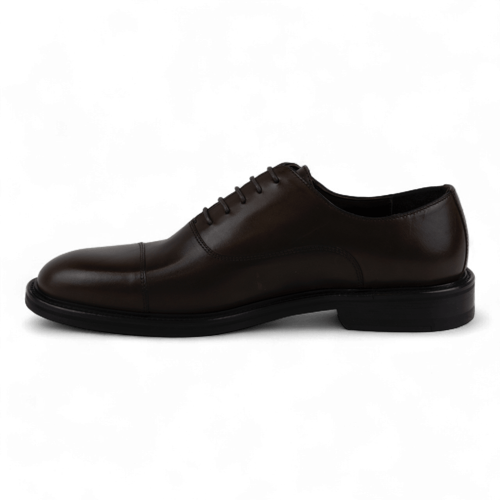 Men's Classic Leather Dress Shoes in Brown - Great Pick for the Office! (Diogenes Style) - Wear Sierra