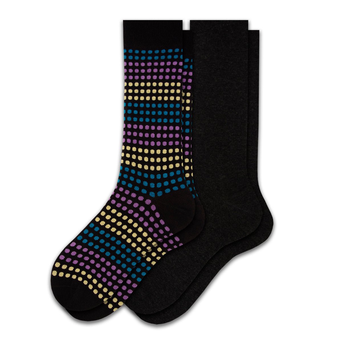 Men's Dressy Crew Socks in Combed Cotton (2-Pair Packs) - Wear Sierra