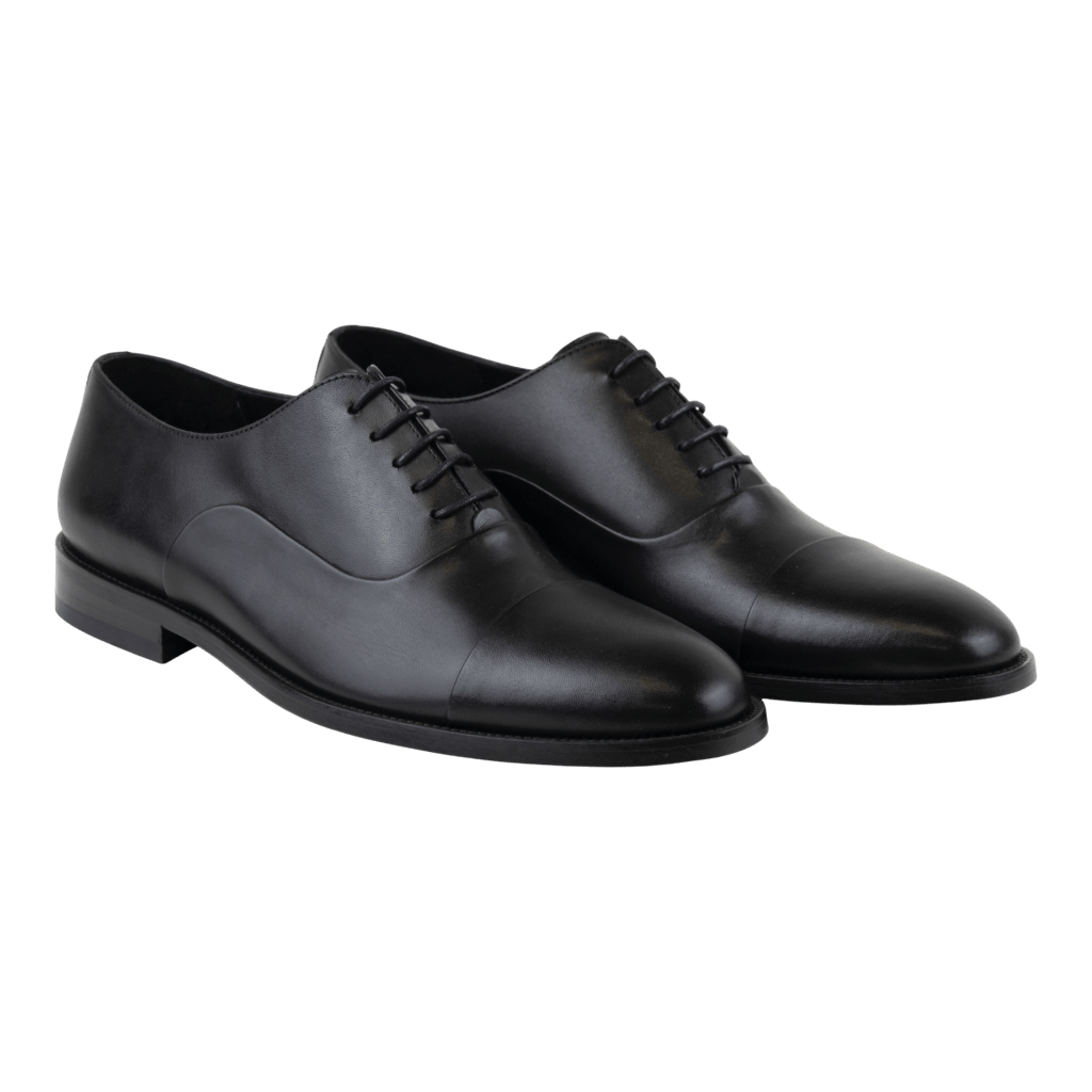 Men's Leather Cap-Toe Oxford Dress Shoes (Gorgias Style) - Wear Sierra