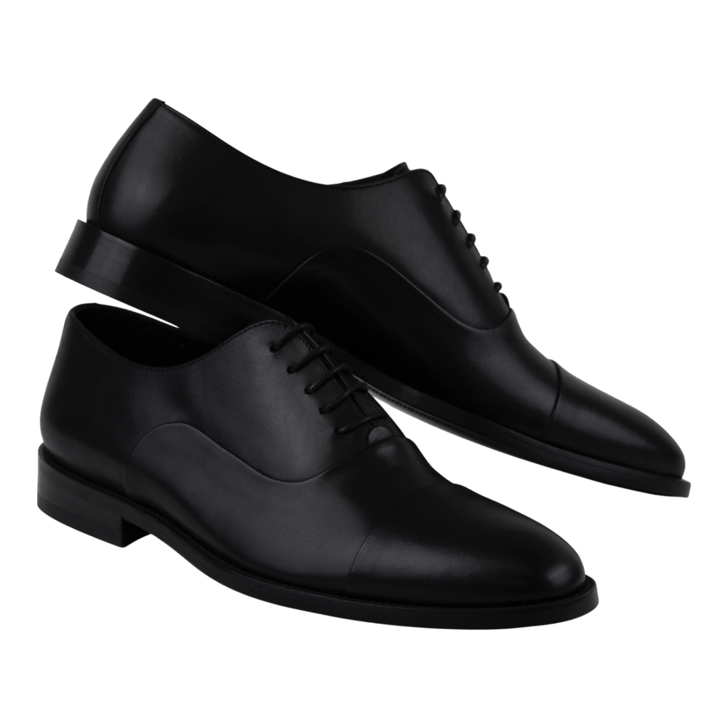 Men's Leather Cap-Toe Oxford Dress Shoes (Gorgias Style) - Wear Sierra