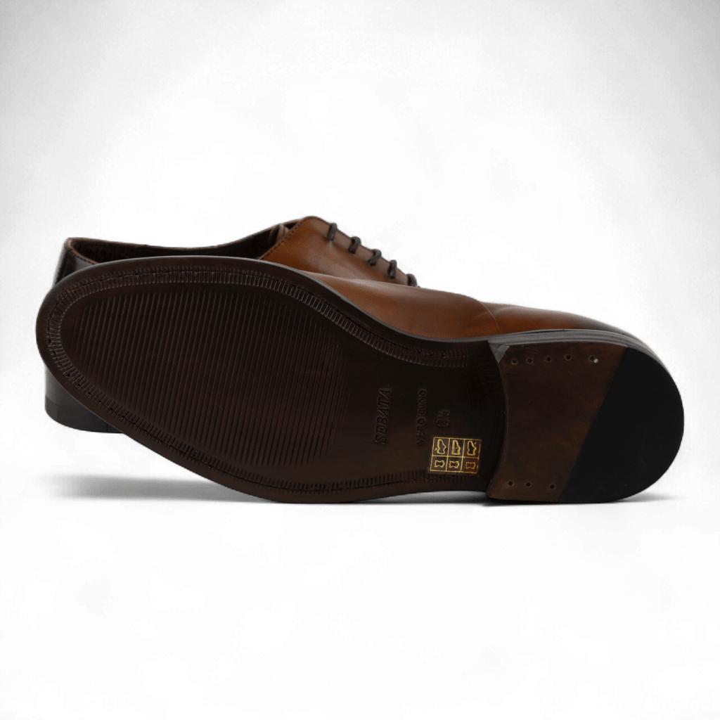 Men's Leather Cap-Toe Oxford Dress Shoes (Gorgias Style) - Wear Sierra