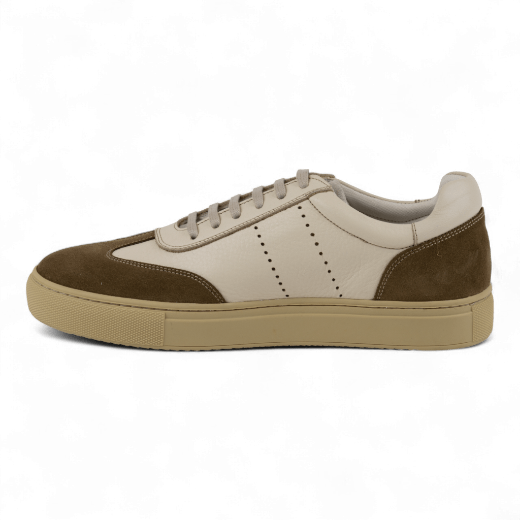 Men's Leather Casual Sneakers (Sartre Style) - Wear Sierra