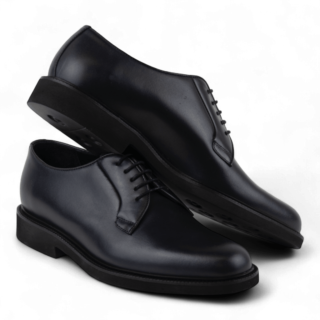 Men's Leather Derby Style Dress Shoes (Thales Style) - Wear Sierra