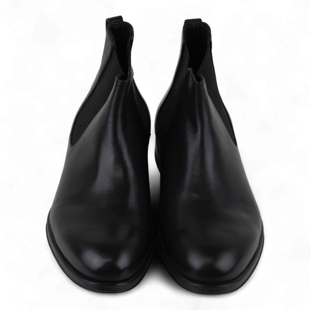 Men's Leather Slip on Ankle Boots in Brown or Black (Plato Style) - Wear Sierra