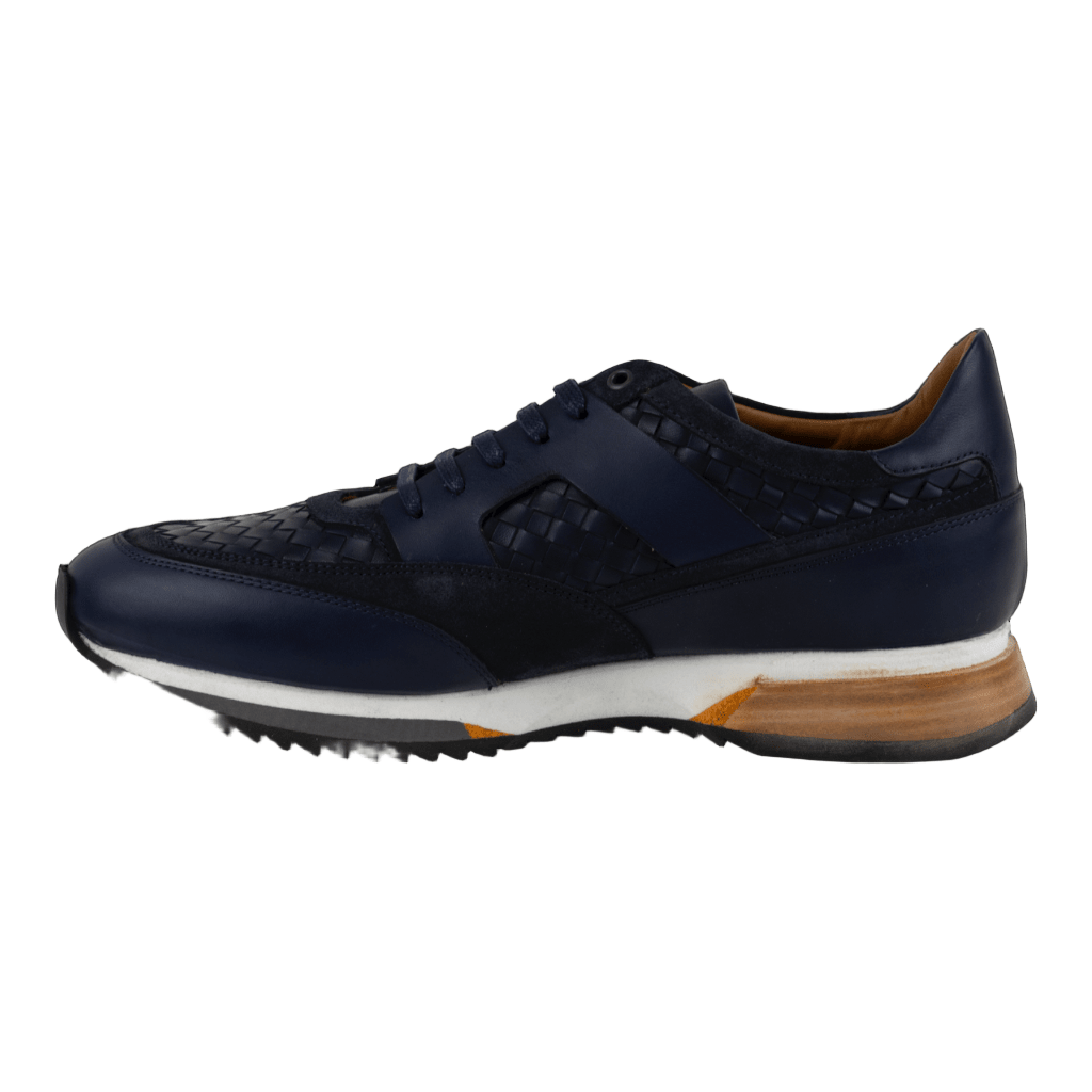 Men's Leather Sneakers - Great for the Office, Casual Days (Aristotle Style) - Wear Sierra