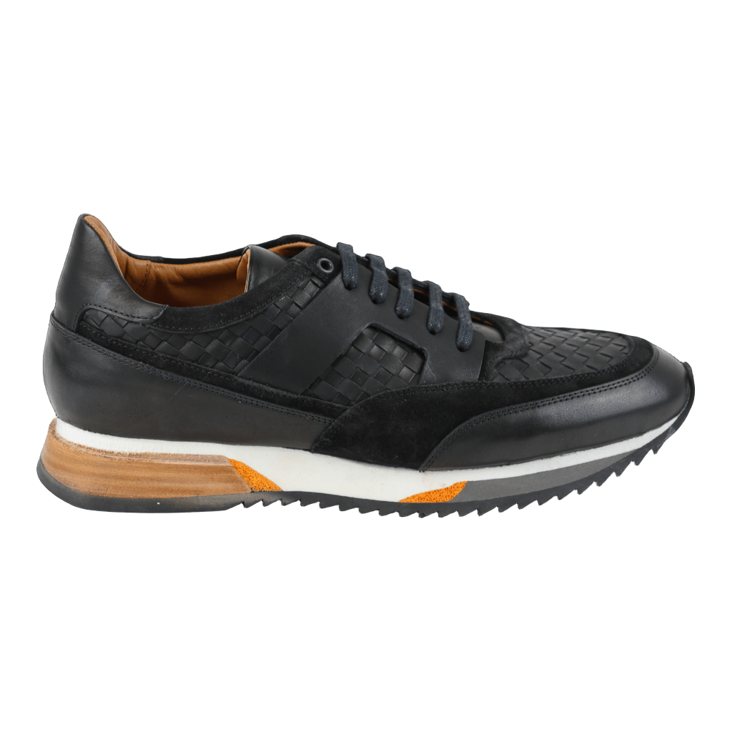 Men's Leather Sneakers - Great for the Office, Casual Days (Aristotle Style) - Wear Sierra