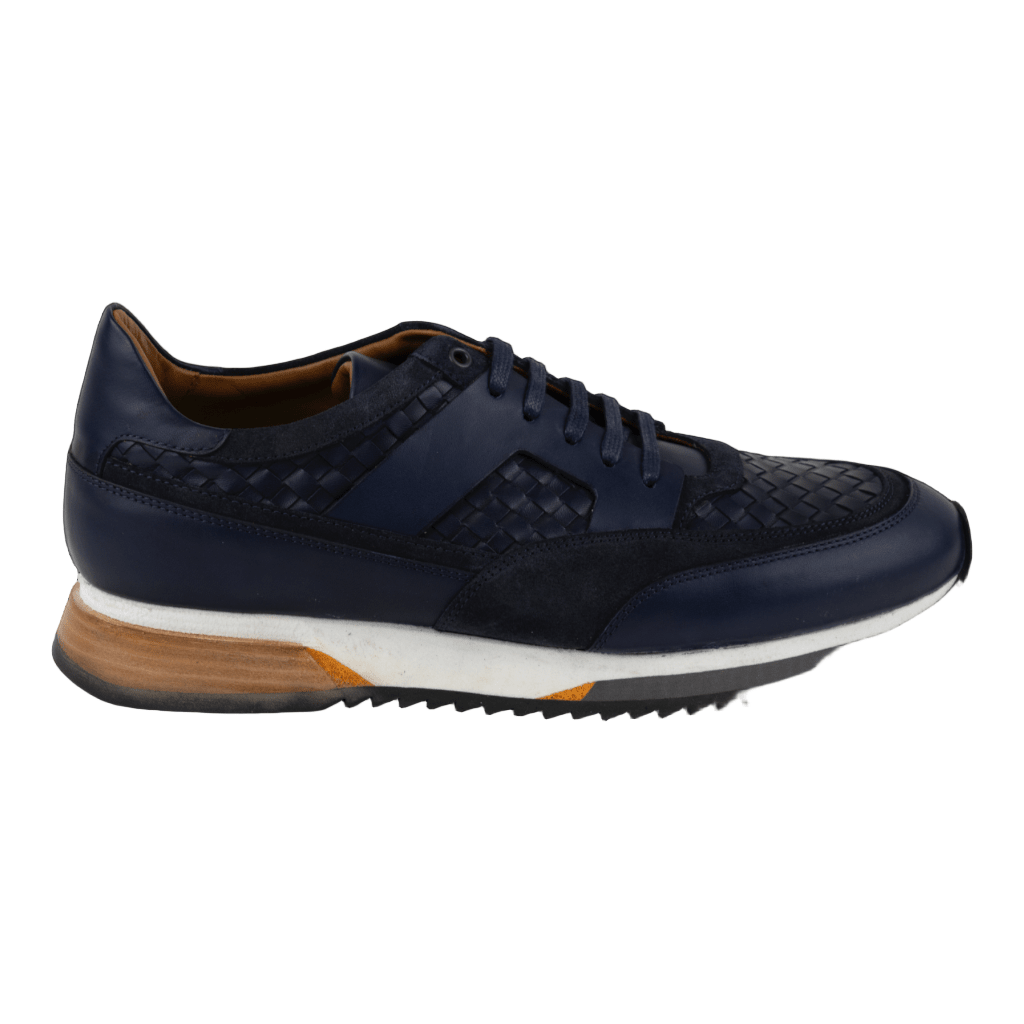 Men's Leather Sneakers - Great for the Office, Casual Days (Aristotle Style) - Wear Sierra