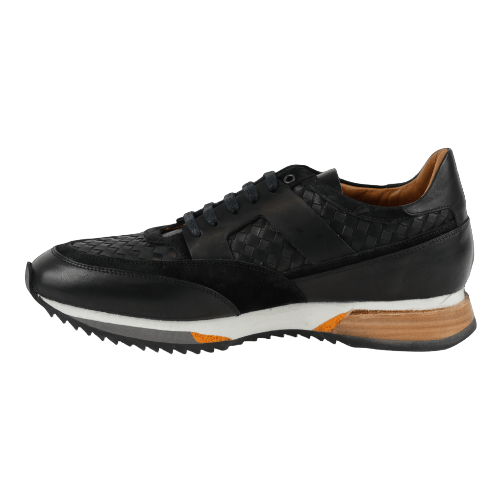 Men's Leather Sneakers - Great for the Office, Casual Days (Aristotle Style) - Wear Sierra