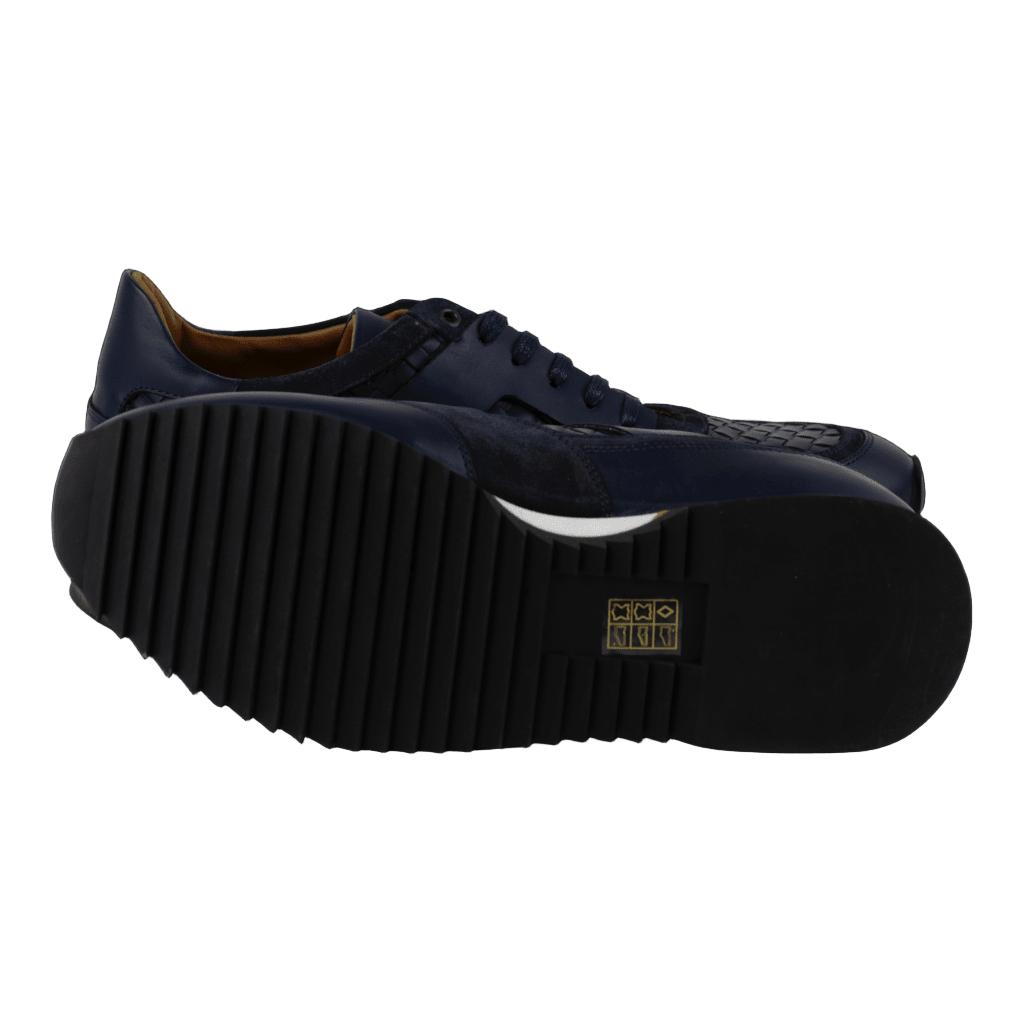 Men's Leather Sneakers - Great for the Office, Casual Days (Aristotle Style) - Wear Sierra