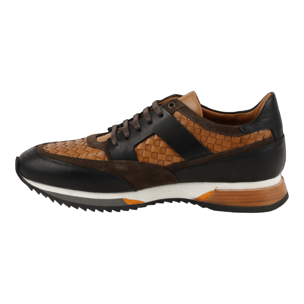 Men's Leather Sneakers - Great for the Office, Casual Days (Aristotle Style) - Wear Sierra