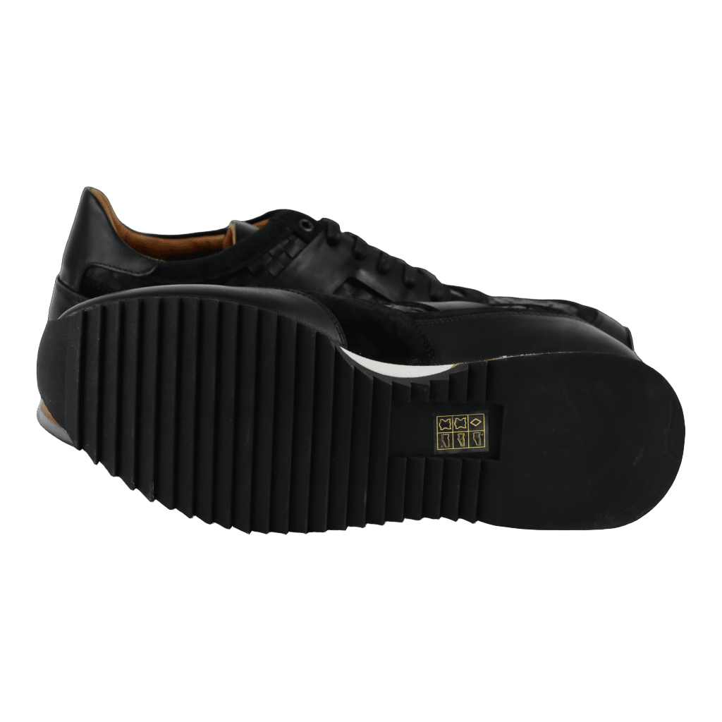 Men's Leather Sneakers - Great for the Office, Casual Days (Aristotle Style) - Wear Sierra
