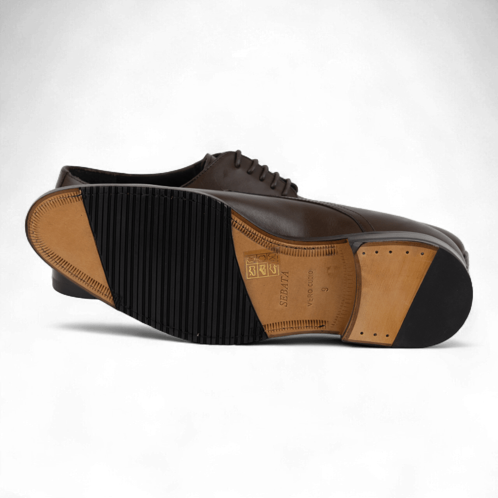 Men's Leather Whole-Cut Derby Style Dress Shoes (Epicurus Style) - Wear Sierra