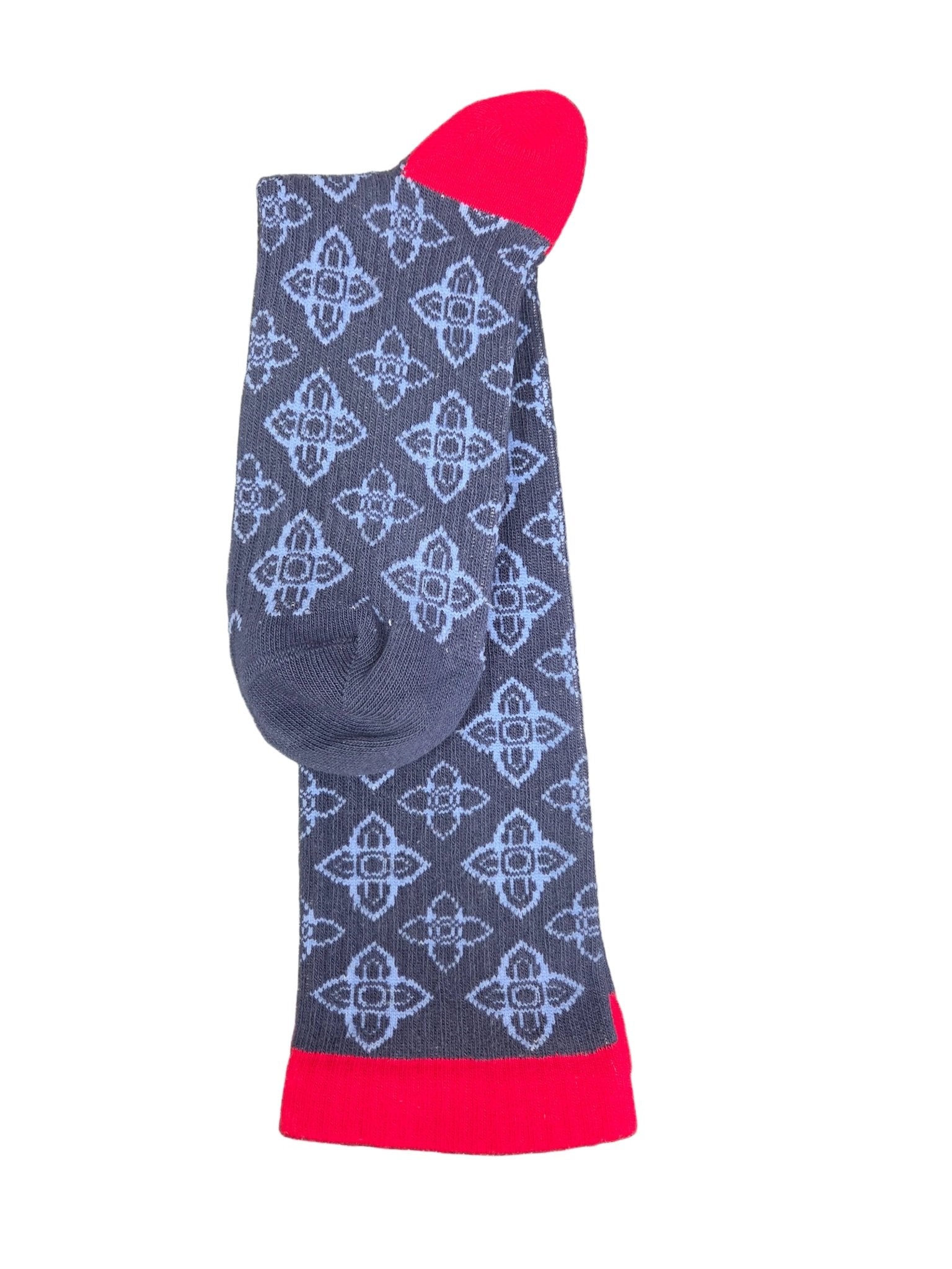 Men's Light Compression Knee High Socks - Great for Travel, Achy Tired Legs for Shoe Size 10-13 and Big & Tall Shoe Size 13-15 - Wear Sierra
