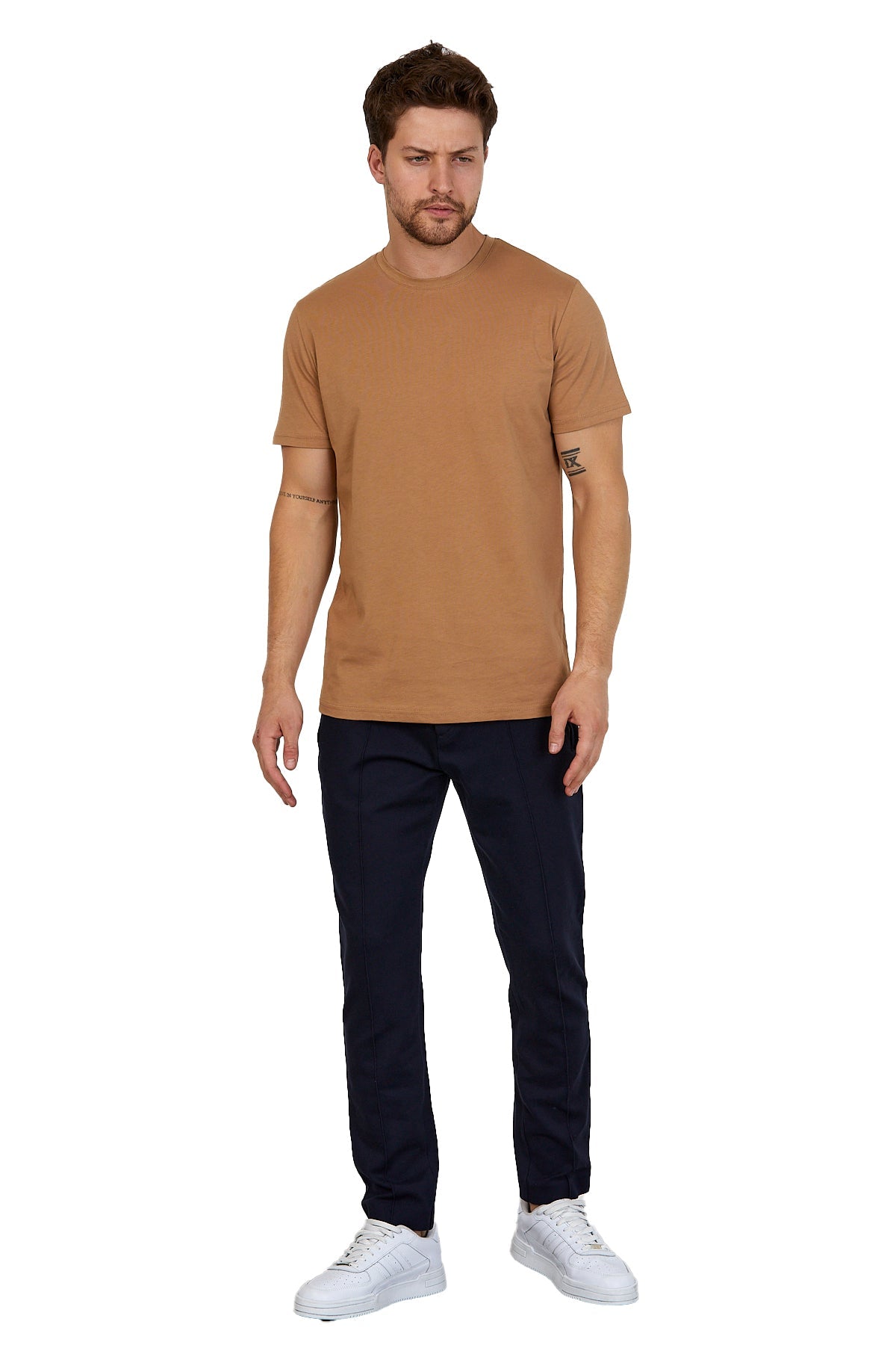 Men's Short Sleeve Crewneck T-Shirt in Combed Turkish Cotton - Wear Sierra