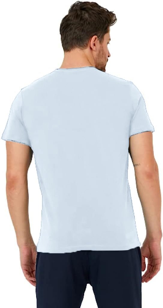 Men's Short Sleeve Crewneck T-Shirt in Combed Turkish Cotton - Wear Sierra